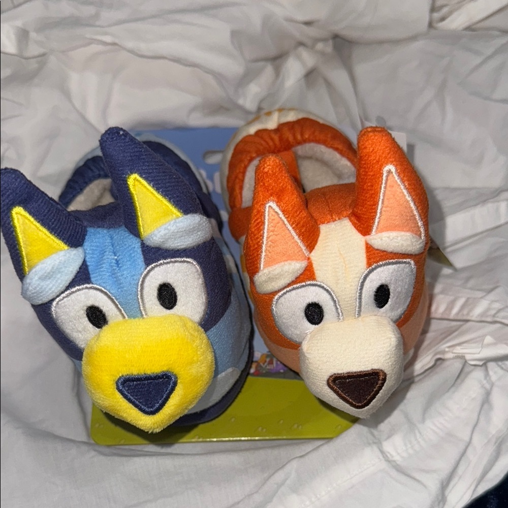 Blue and Yellow Cartoon Character Sandals